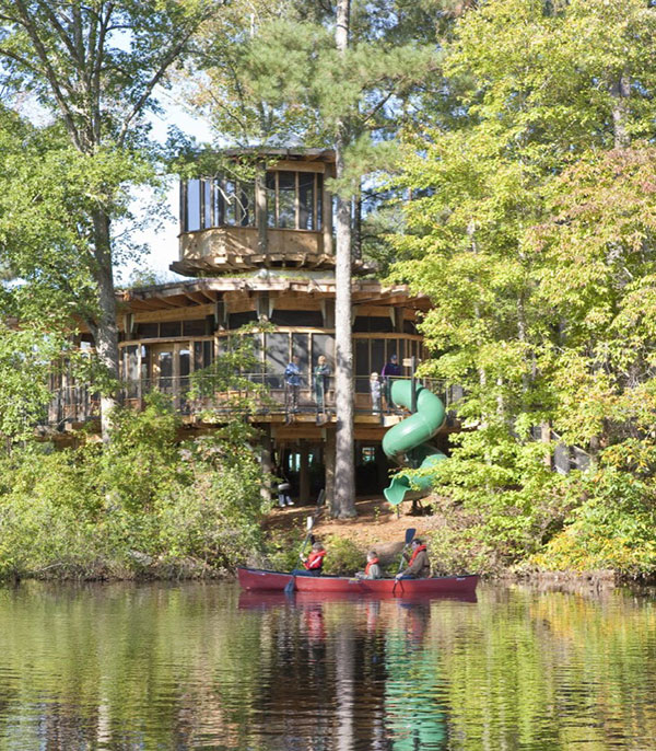 Timber Lakefront Treehouse (7)