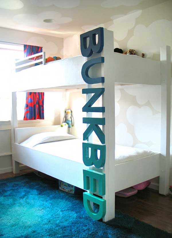 bedroom decoration bunk bed idea (4)