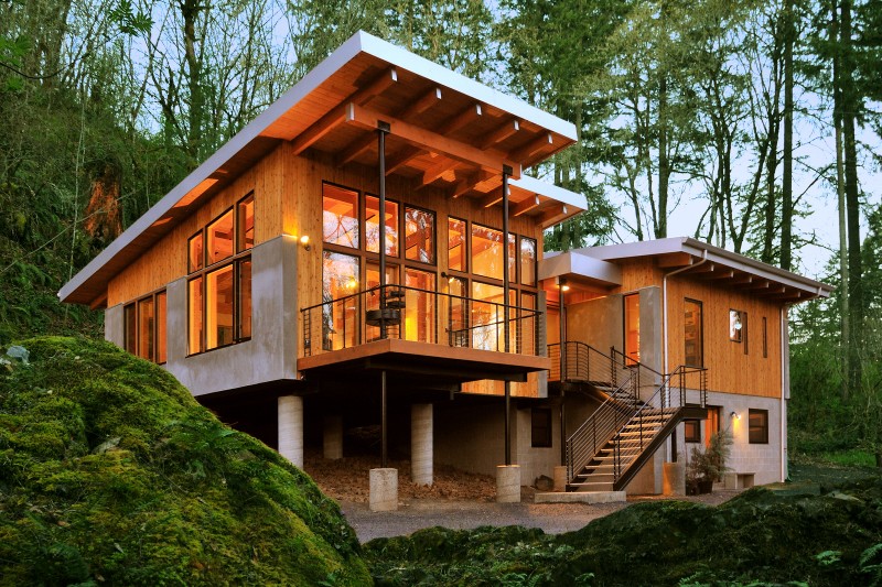 wood modern house (4)