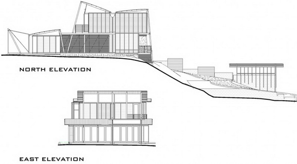 vacation wood glass house for environment (4)