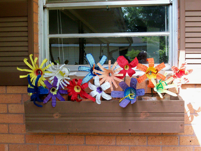 plastic bottle recycle decorating (3)