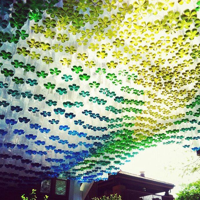 plastic bottle recycle decorating (7)