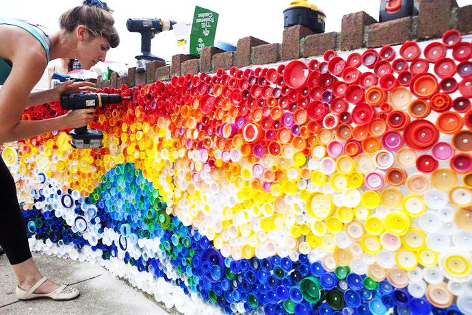 plastic bottle recycle decorating (8)