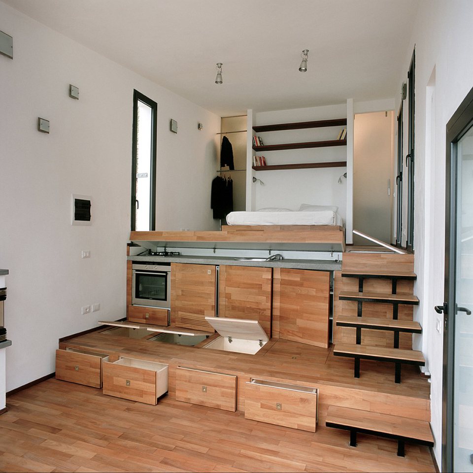 small box classic contemporary loft minimal house in italy (1)