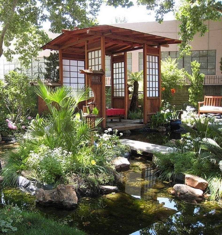 30 japanese garden ideas for decorating your house yard (1)