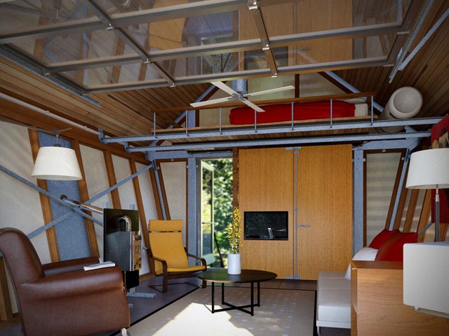 cottage modern house loft style (4)