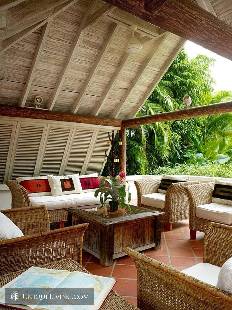 contemporary tropical luxury house with garden green (2)