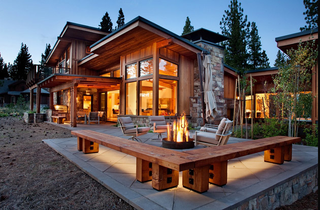 modern rustic wooden house with elegant interior design in usa (1)