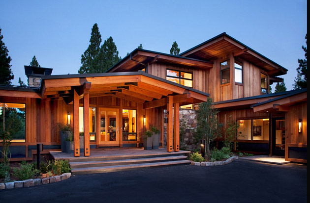 modern rustic wooden house with elegant interior design in usa (3)