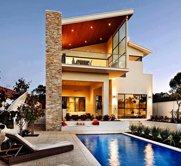 2 story modern house with pool (1)