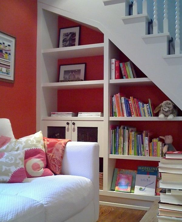 40 under stairs storage space and shelf ideas (28)