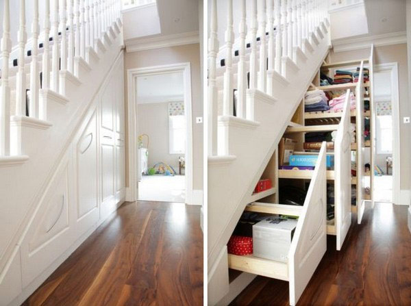 40 under stairs storage space and shelf ideas (29)