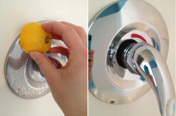 clean-shower-faucets-with-lemon