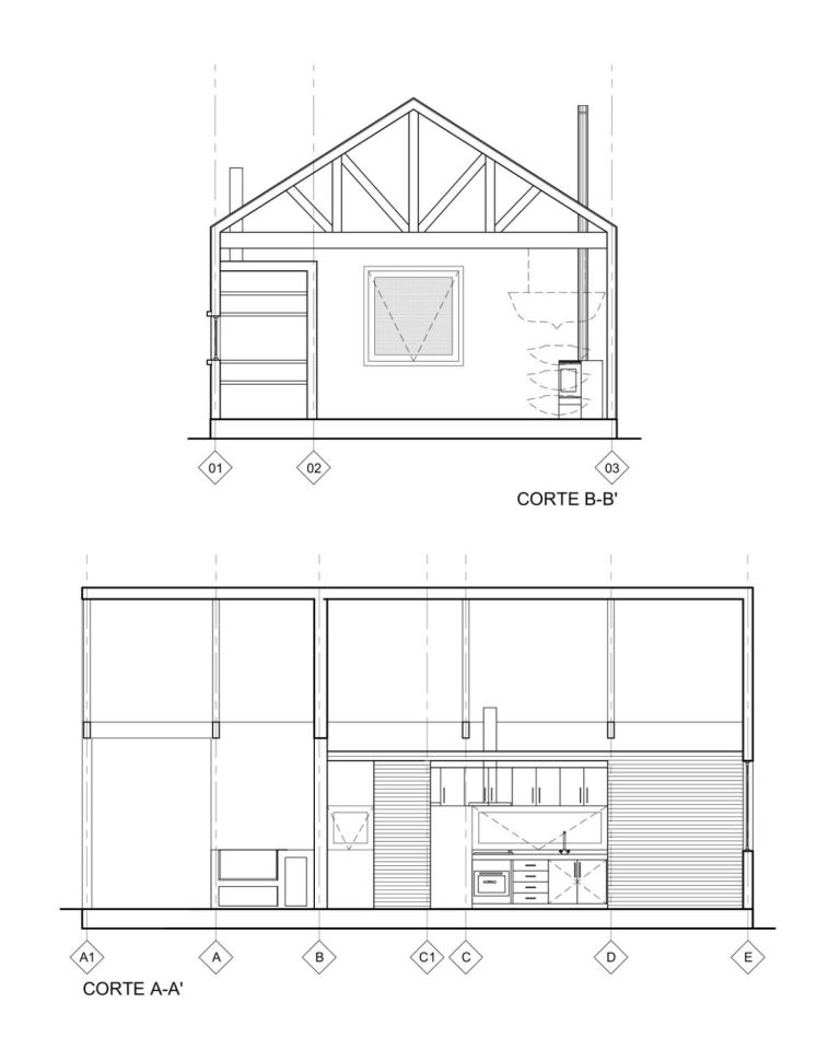 villa cabin modernised house (9)