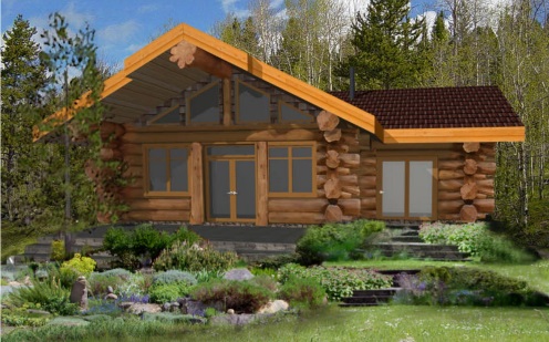 7 small log cabin house plans (8)