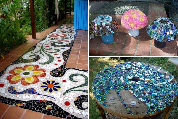Mosaic Garden decoration ideas (1)
