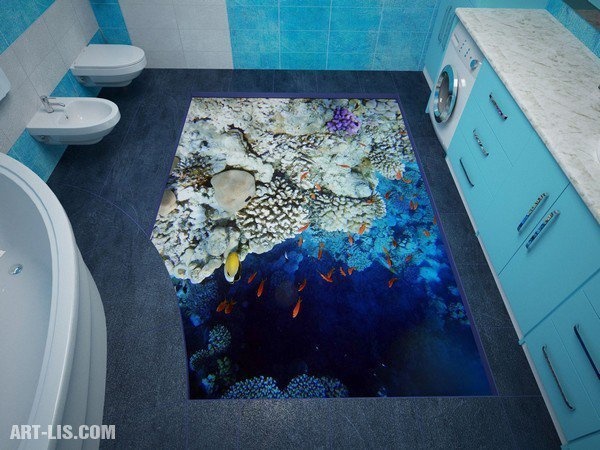 3D Floor Designs That Will Give You Bathroom Envy (8)