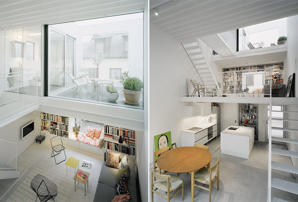 narrow three-level modern minimal house (2)
