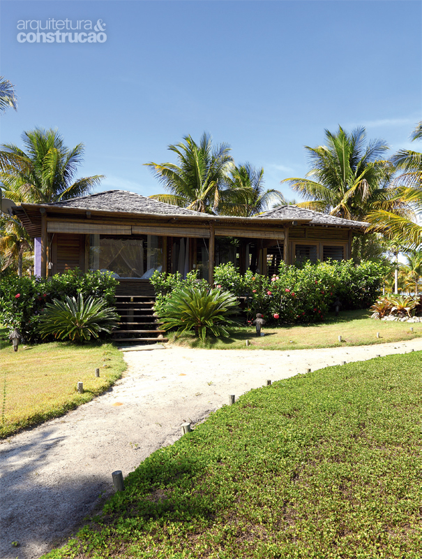 tropical house beach with coconut  (1)