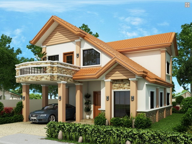 contemporary 2 storey house with impressive design (2)