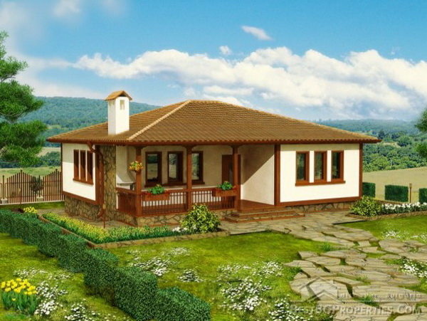 1 storey hip roof country house (1)