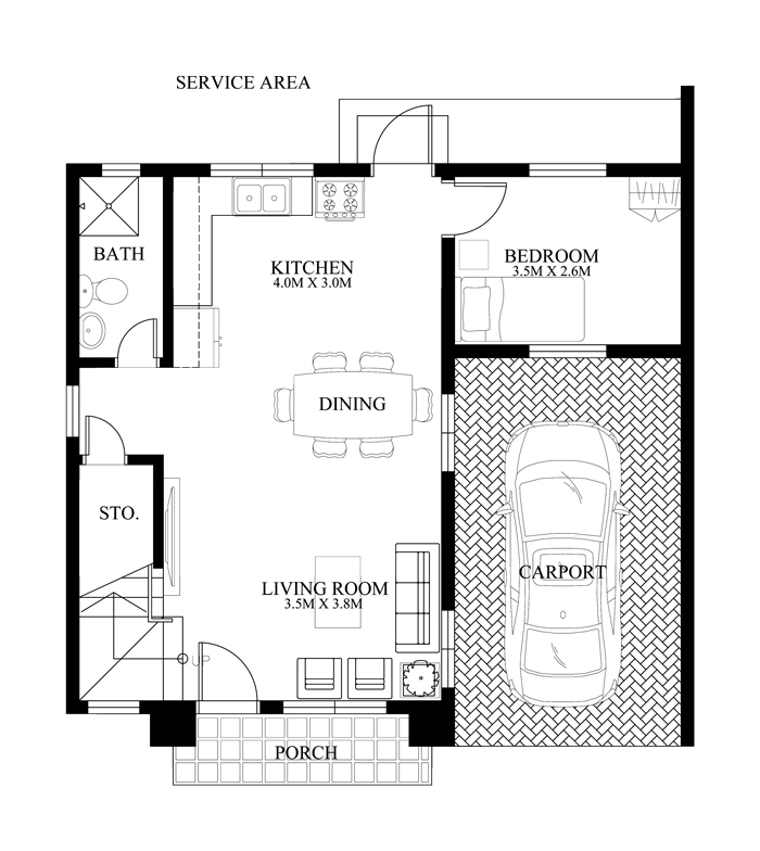 2 storey contemporary house plan (5)