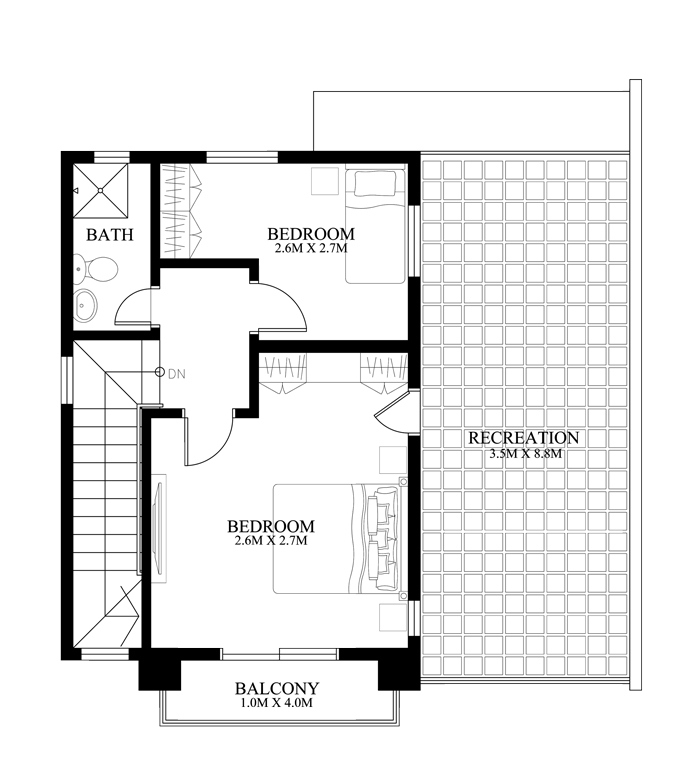 2 storey contemporary house plan (6)