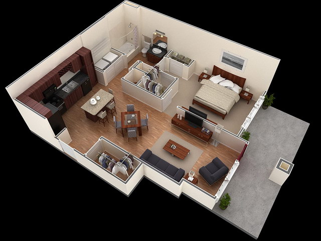 20 one bedroom house plans_03
