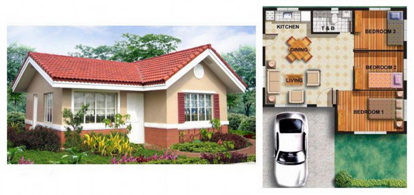 small contemporary gable 3 bedroom house (2)