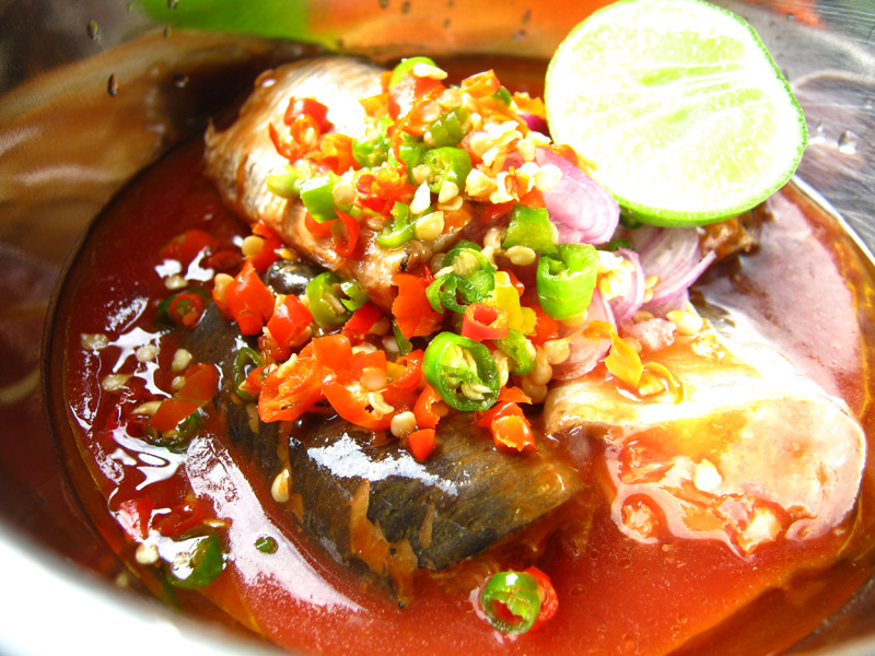 spicy mackerel fish salad recipe (2)
