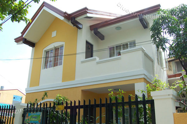 yellow white cozy contemporary house (1)