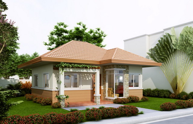 cozy hip roof house for small family (2)