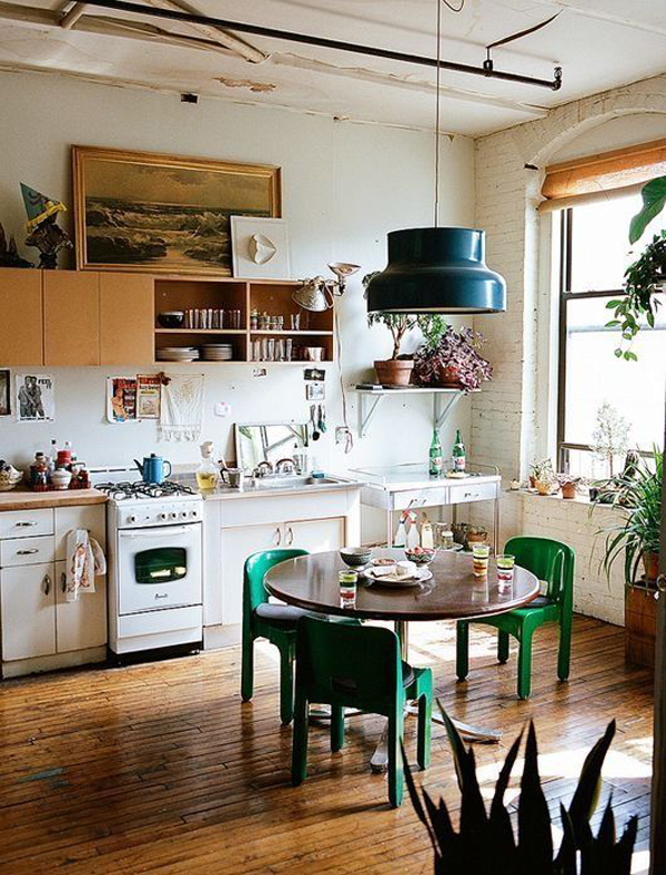 minimalist-bohemian-kitchen-with-wooden-floors