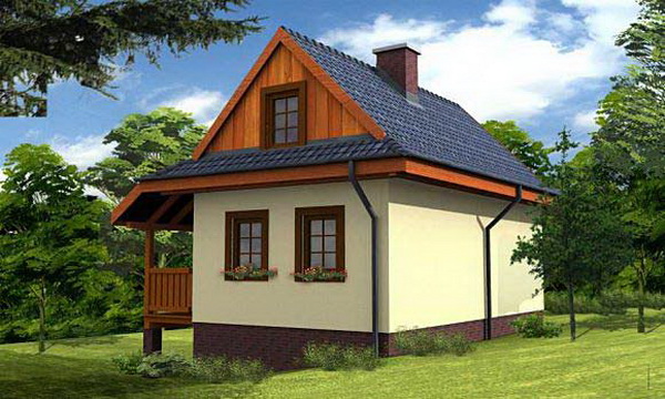 small hip roof house for suburban area (2)