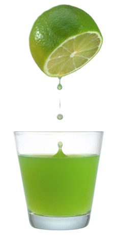 Lime juice.
