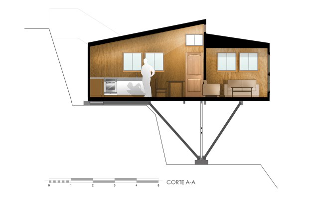 Suarez-House-Arq2g-arquitectura-Chile-Cross-section-Humble-Homes