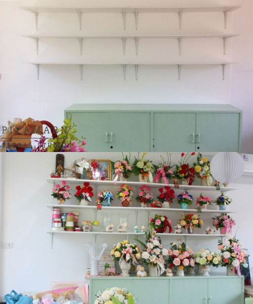 renovate old garage into white florist review (16)