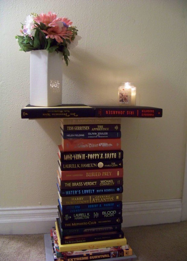 13 ideas to reuse old books for house decoration (2)