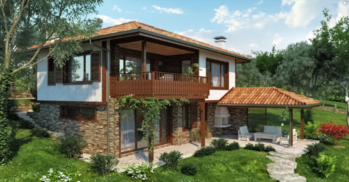 2 storey natural country house (2)