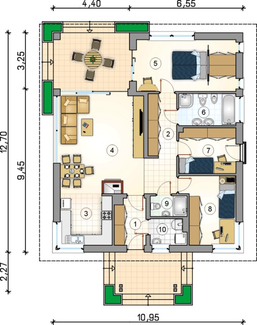 3 bedroom contemporary home (1)