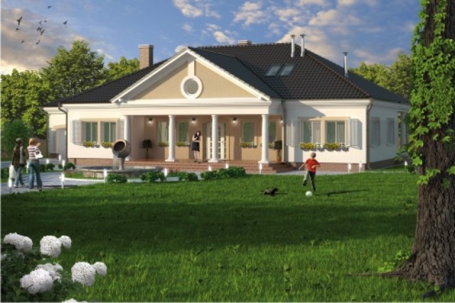 Classic contemporary home Modern size (1)