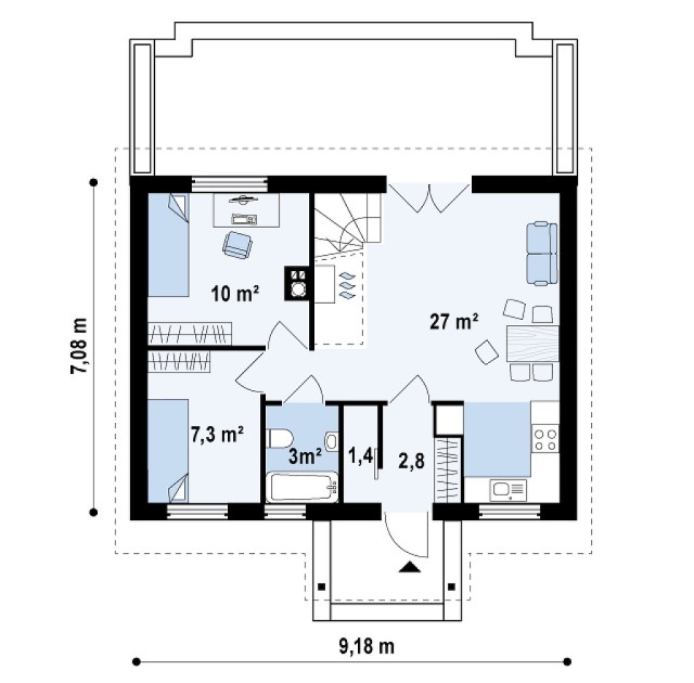 Contemporary Compact Home decor minimal (6)