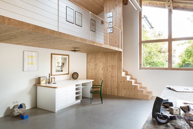 Renovate home with wood Interior warm minimalist art (2)