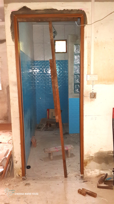 blue restroom renovation review (14)