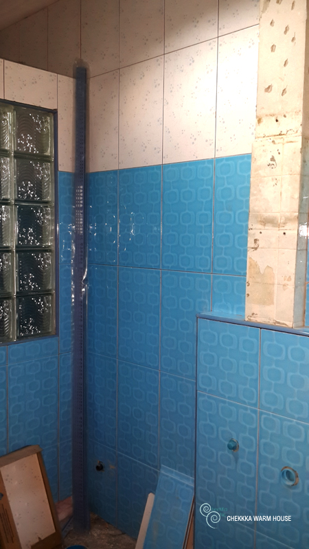 blue restroom renovation review (17)