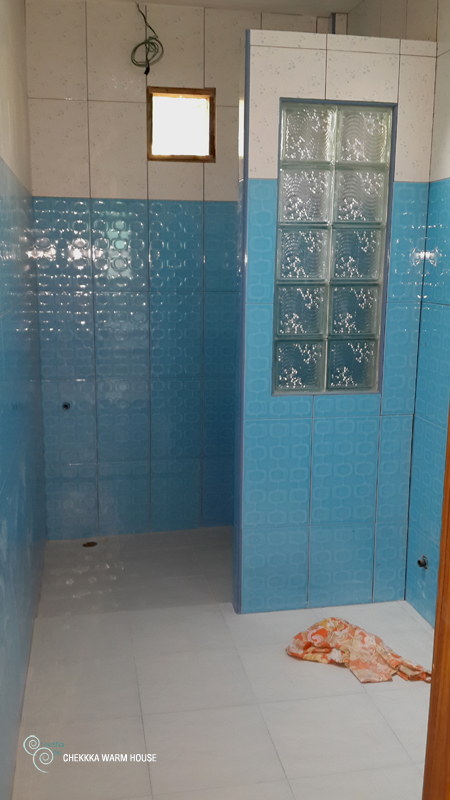 blue restroom renovation review (21)
