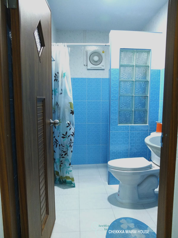 blue restroom renovation review (28)