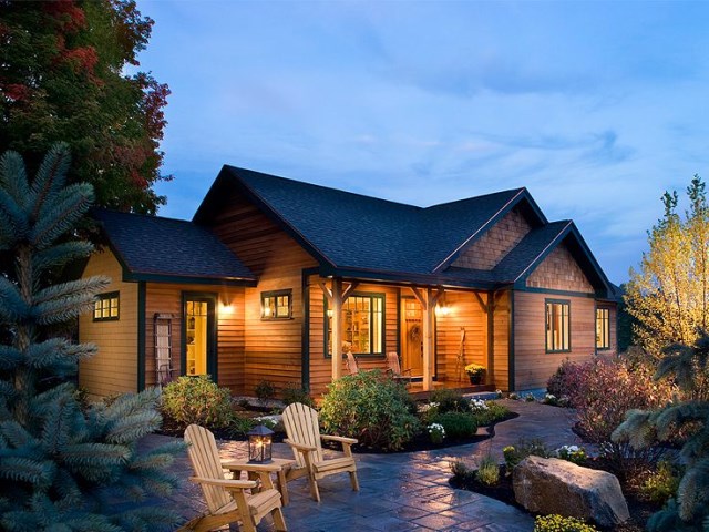 wooden house Country style (6)