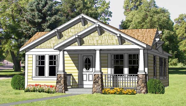 1 storey traditional cottage house plan (1)