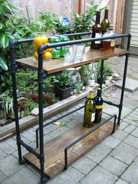 19 diy industrial furniture for home (17)